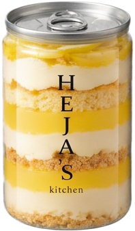 Lemon Silk layered dessert can