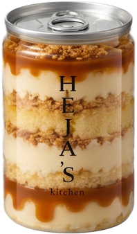 Trilice (Milk Cake) layered dessert can